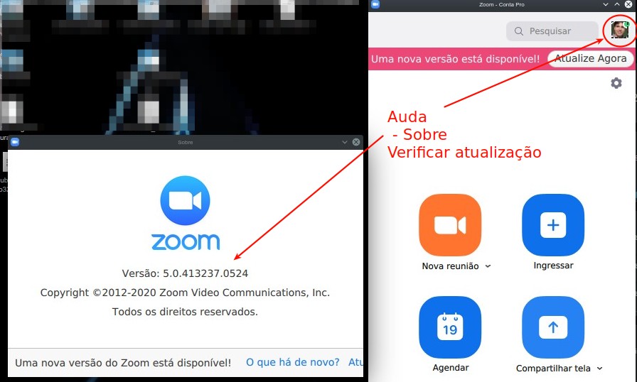 zoom atualizar
