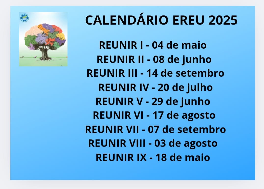 Calendário EREU cartaz