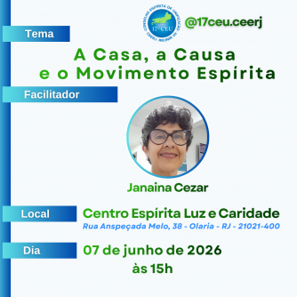 A CASA, A CAUSA E O MOVIMENTO ESPIRITA 